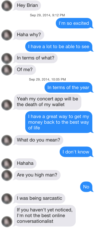 Illustration for article titled Using iOS 8’s QuickType on Tinder Will Not Get You Laid